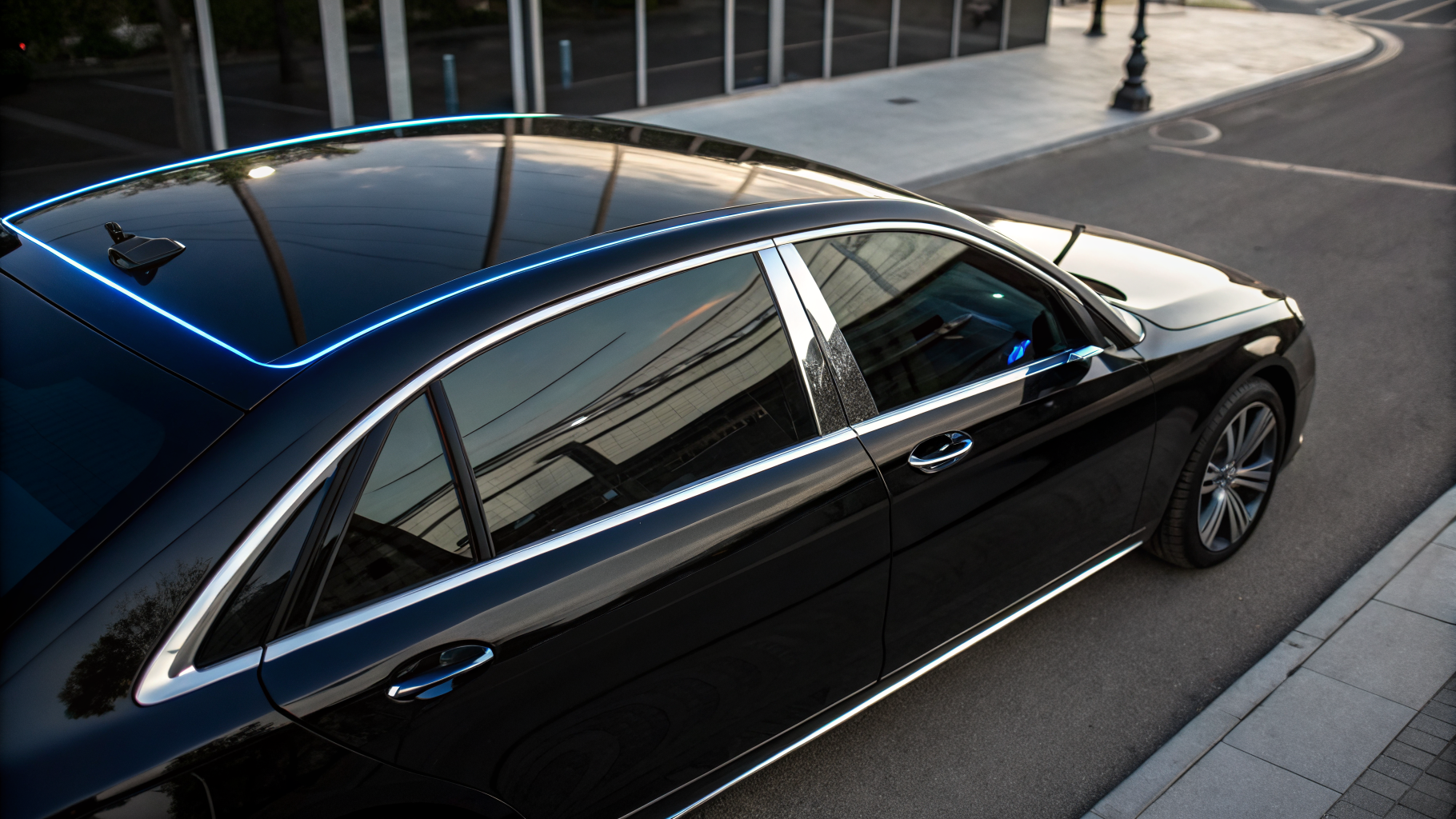 Luxury Car Privacy Tint - After