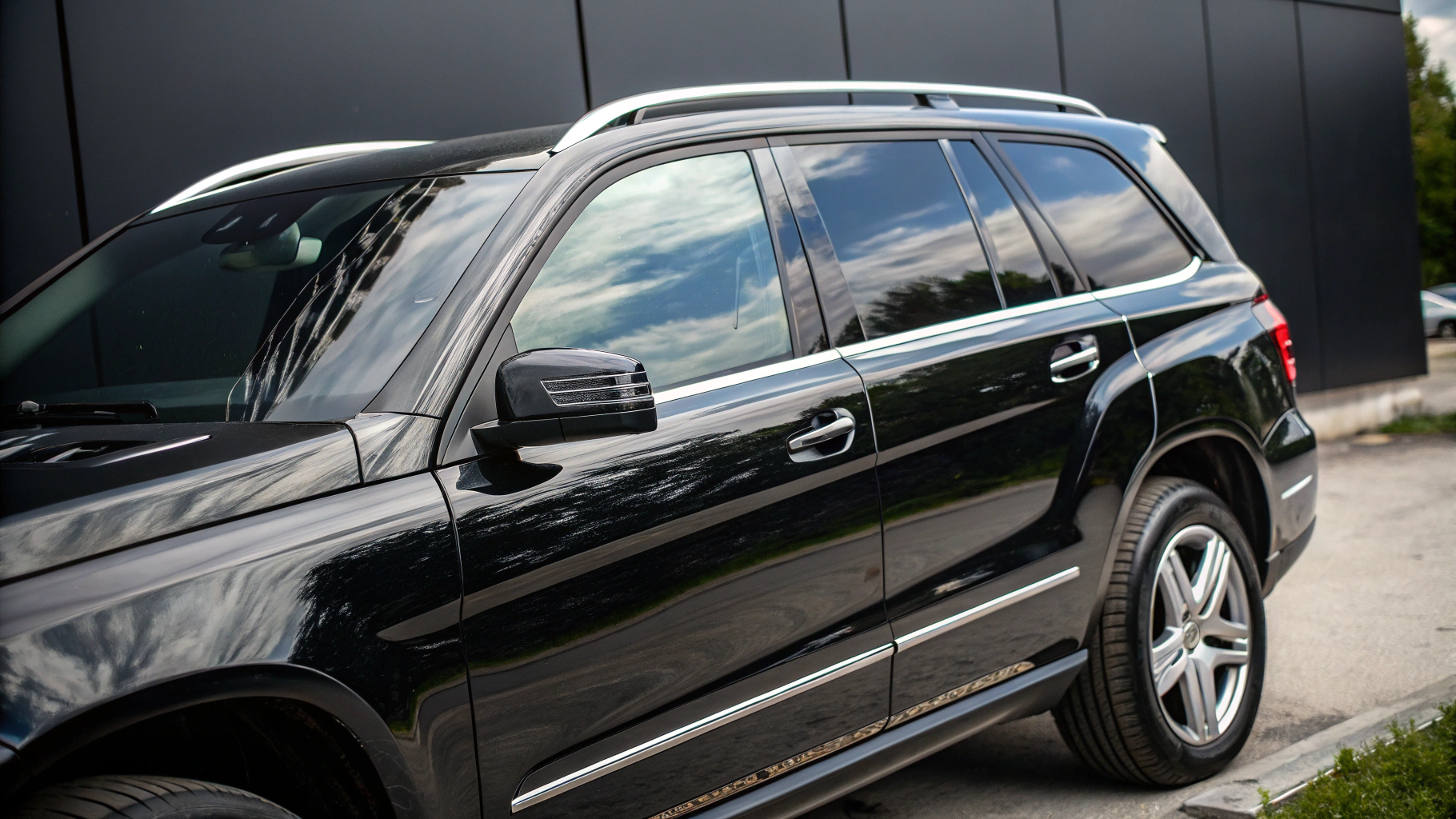 SUV Custom Shade - Before