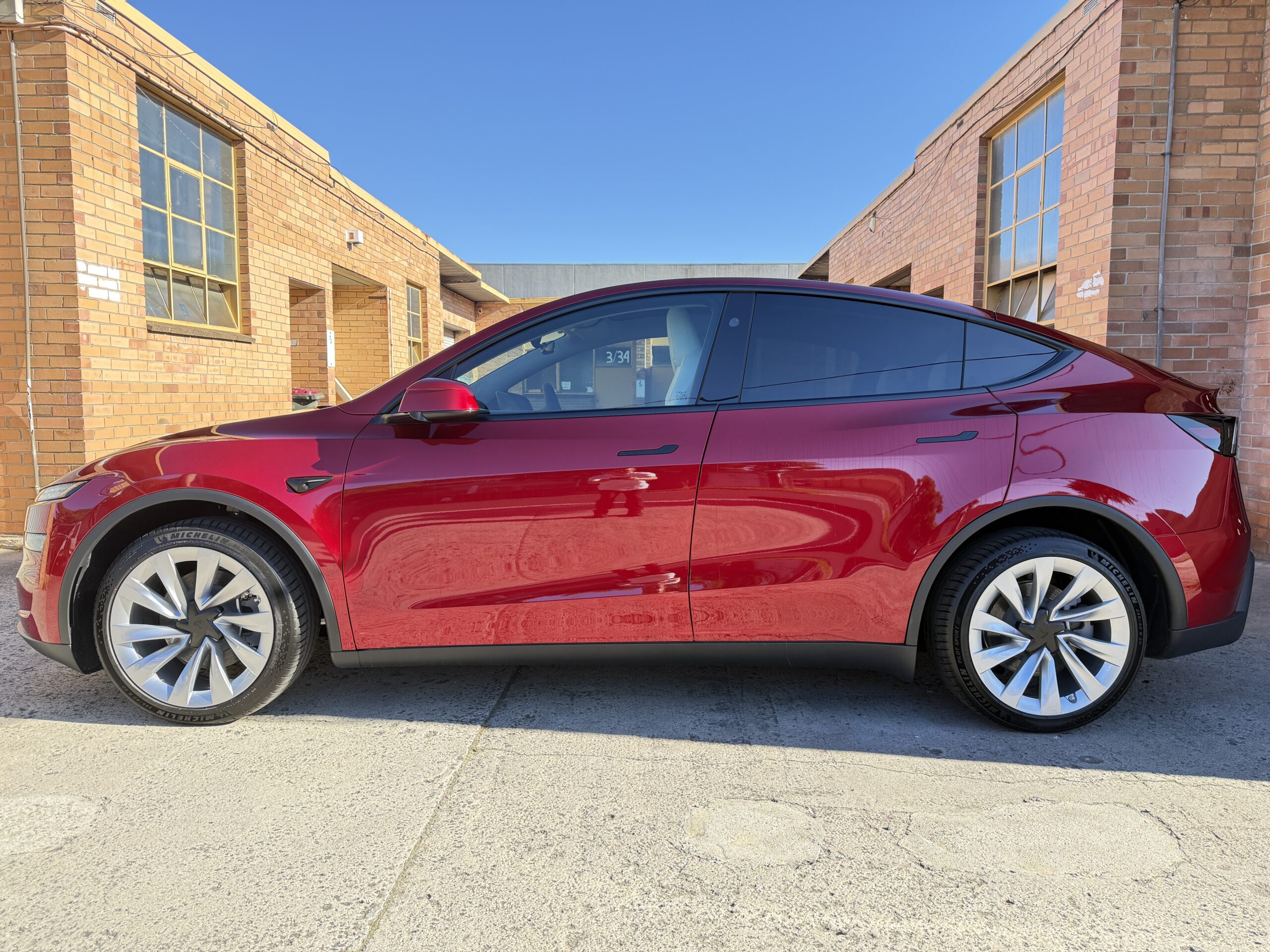 Tesla Model Y 2026 Darkest Legal Tint - 35% Front / 20% Rear - After
