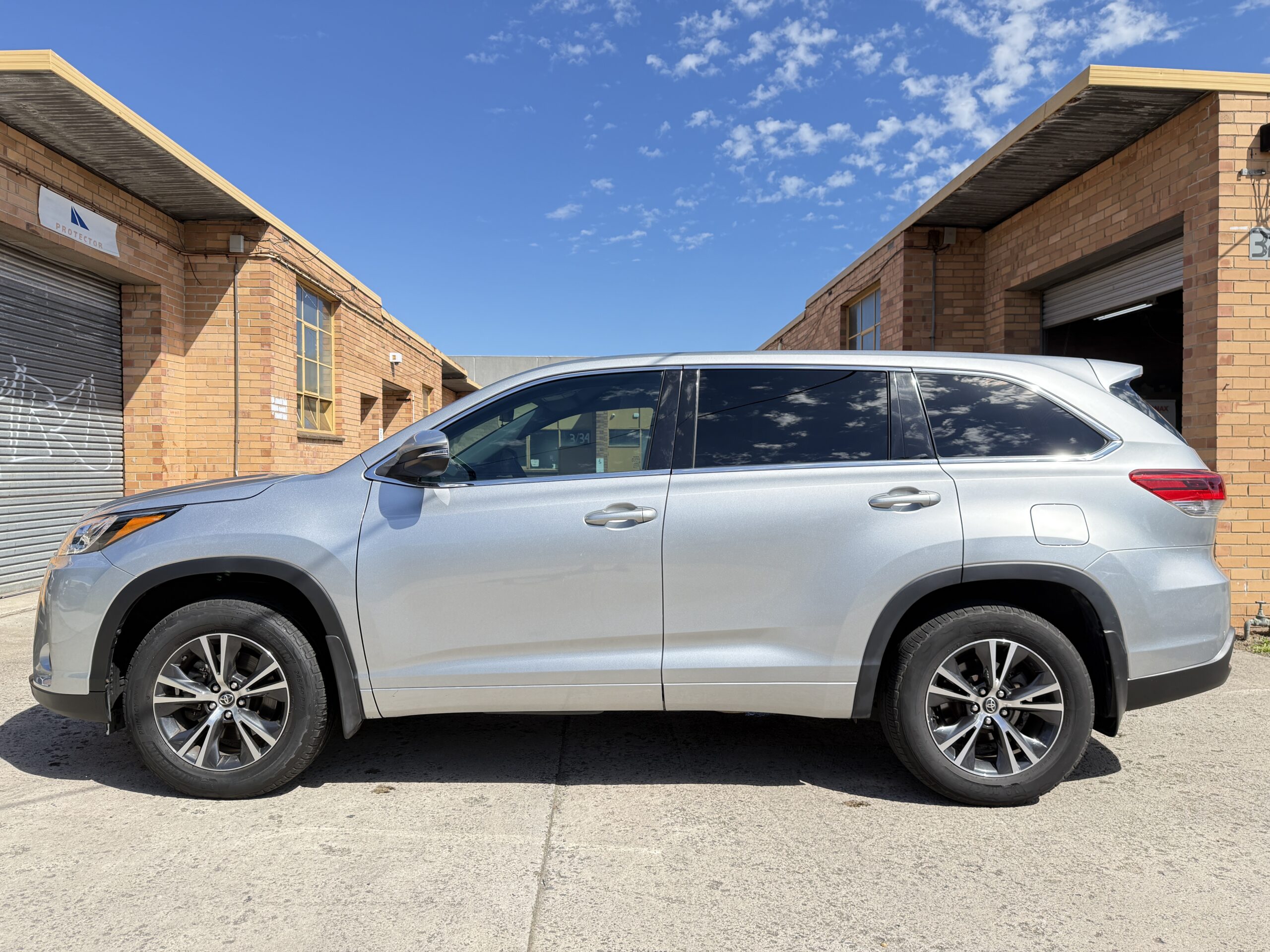 Toyota Klugar Darkest Legal Tint - 35% Front / 20% Rear - After